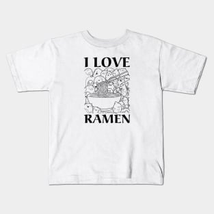 I Love Ramen Kids T-Shirt